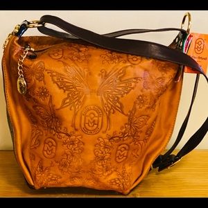 NWT Marino Orlando Leather Handbag